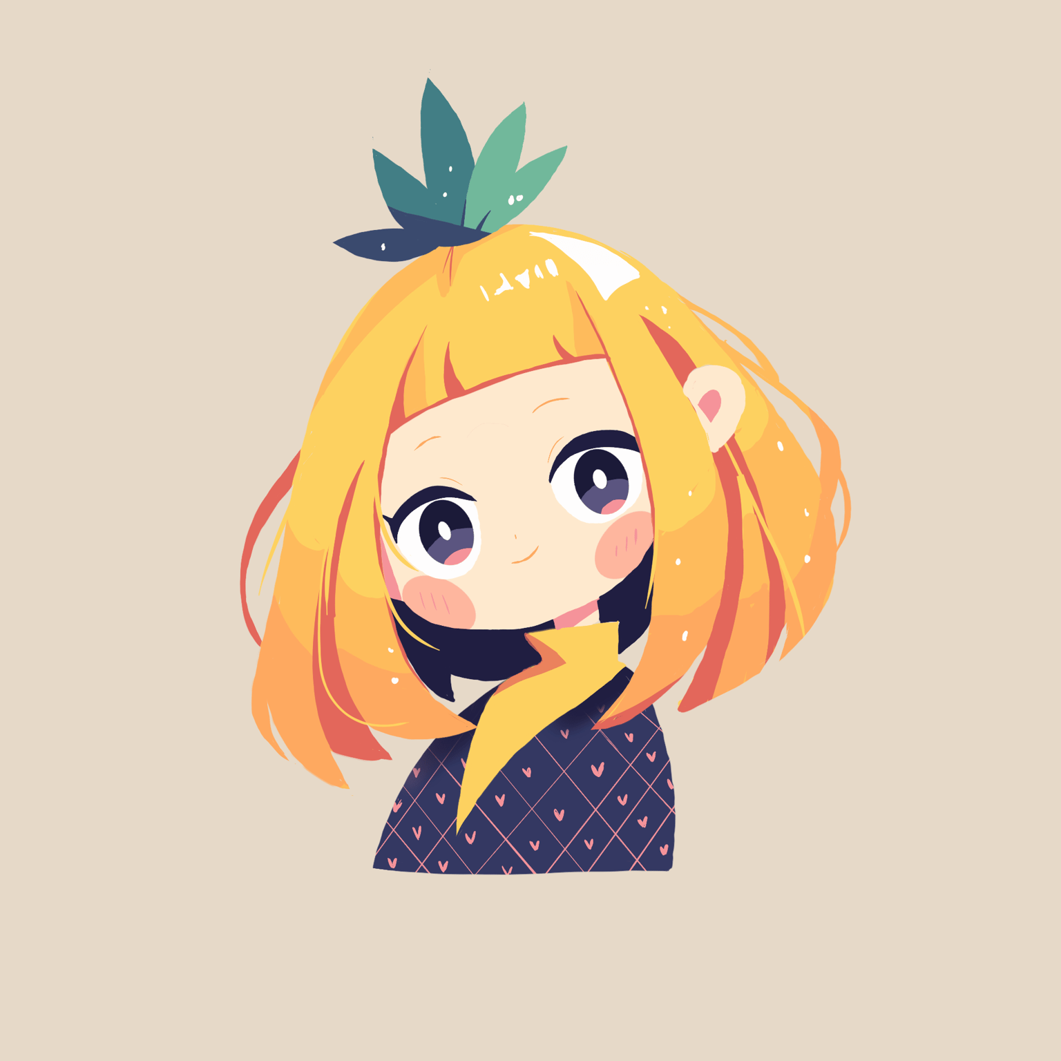 Pinapple girl - image 1 - student project