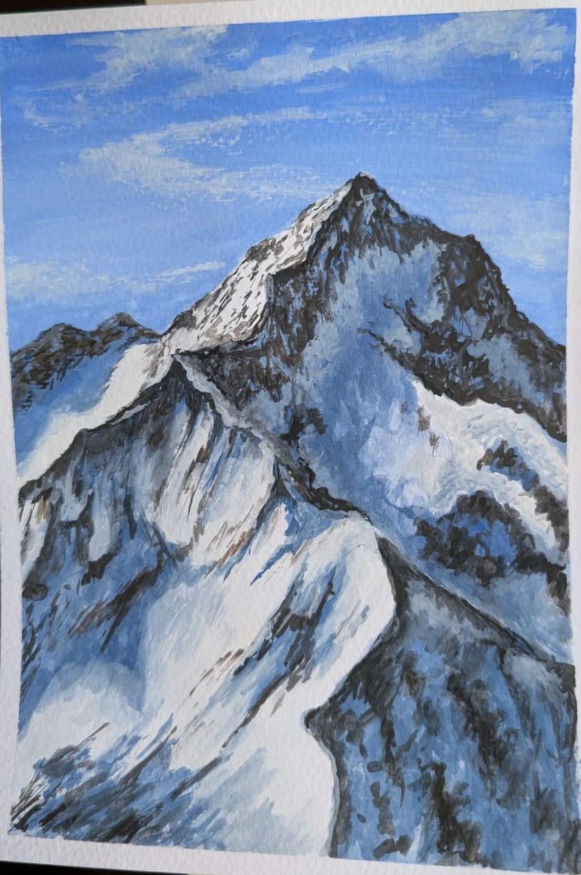 Gouache Landscape Painting - image 1 - student project