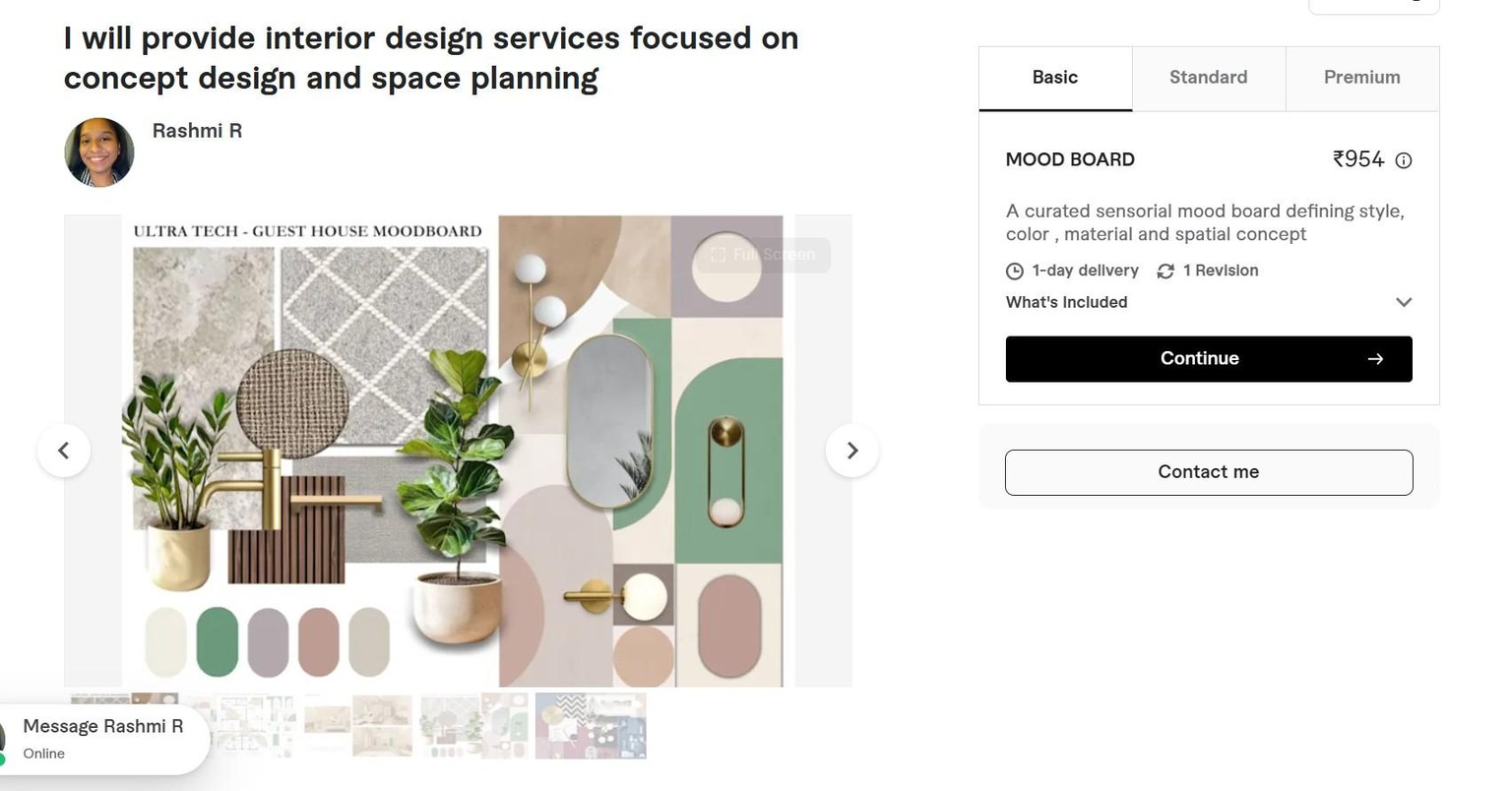 My interior design service - image 1 - student project