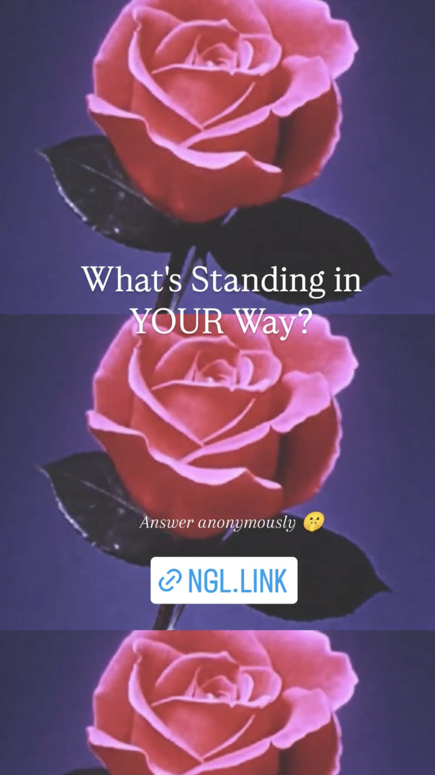 My Instagram Question - What's Standing In Your Way? - image 1 - student project