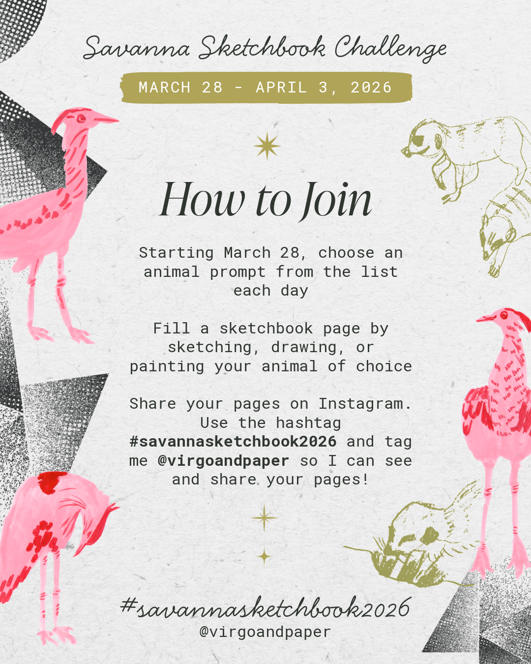 The Savanna Sketchbook Challenge | A 7-Day Drawing/Painting Challenge to Fill Your Sketchbook - image 3 - student project