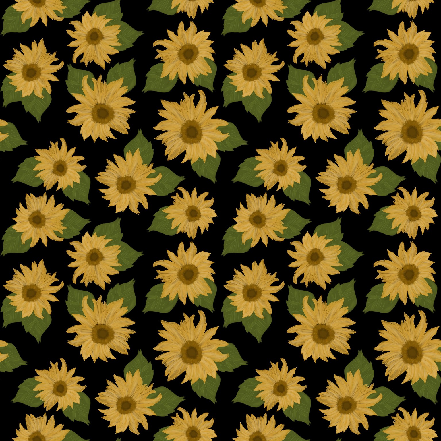 Sunflower Pattern - image 1 - student project