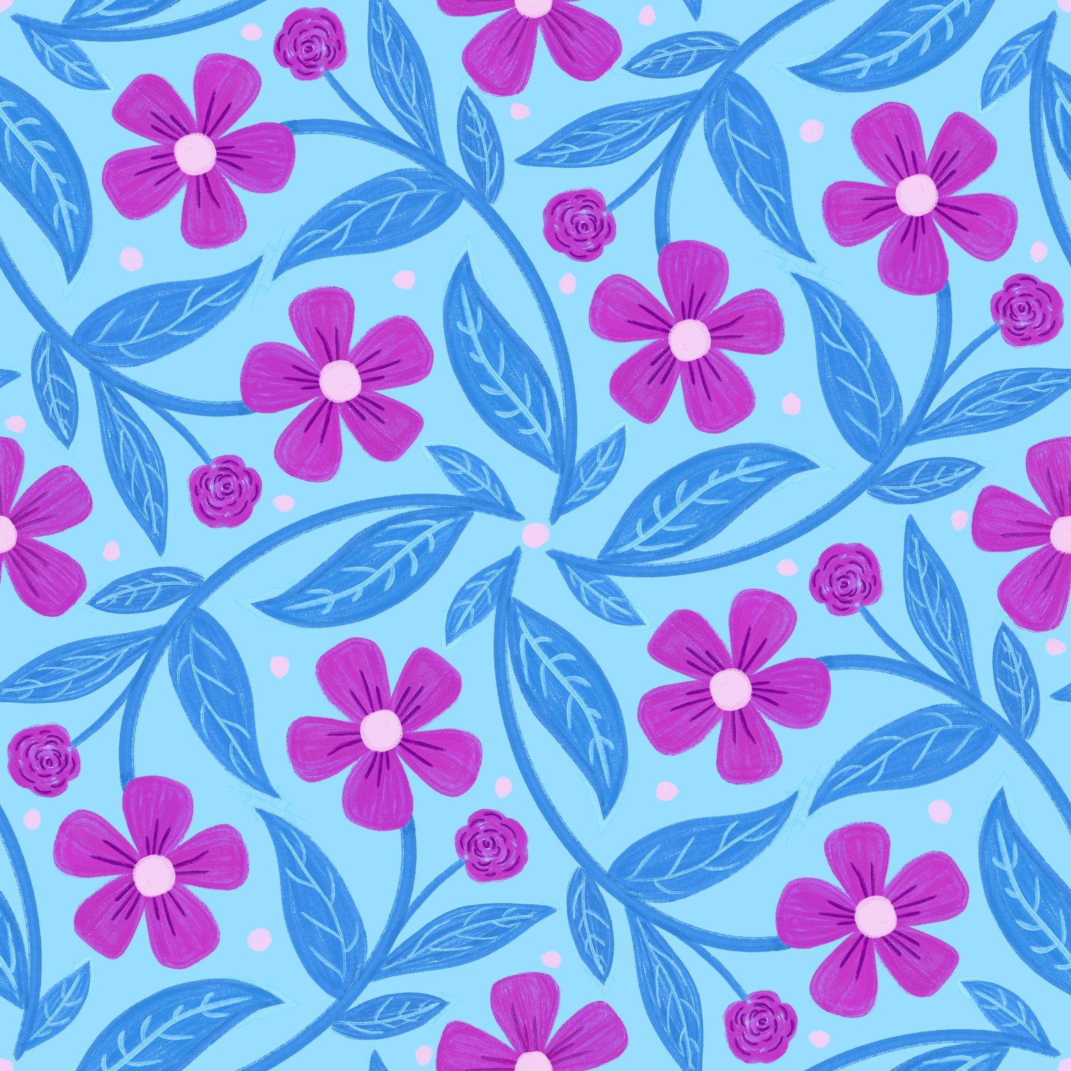My Flower Pattern - image 2 - student project