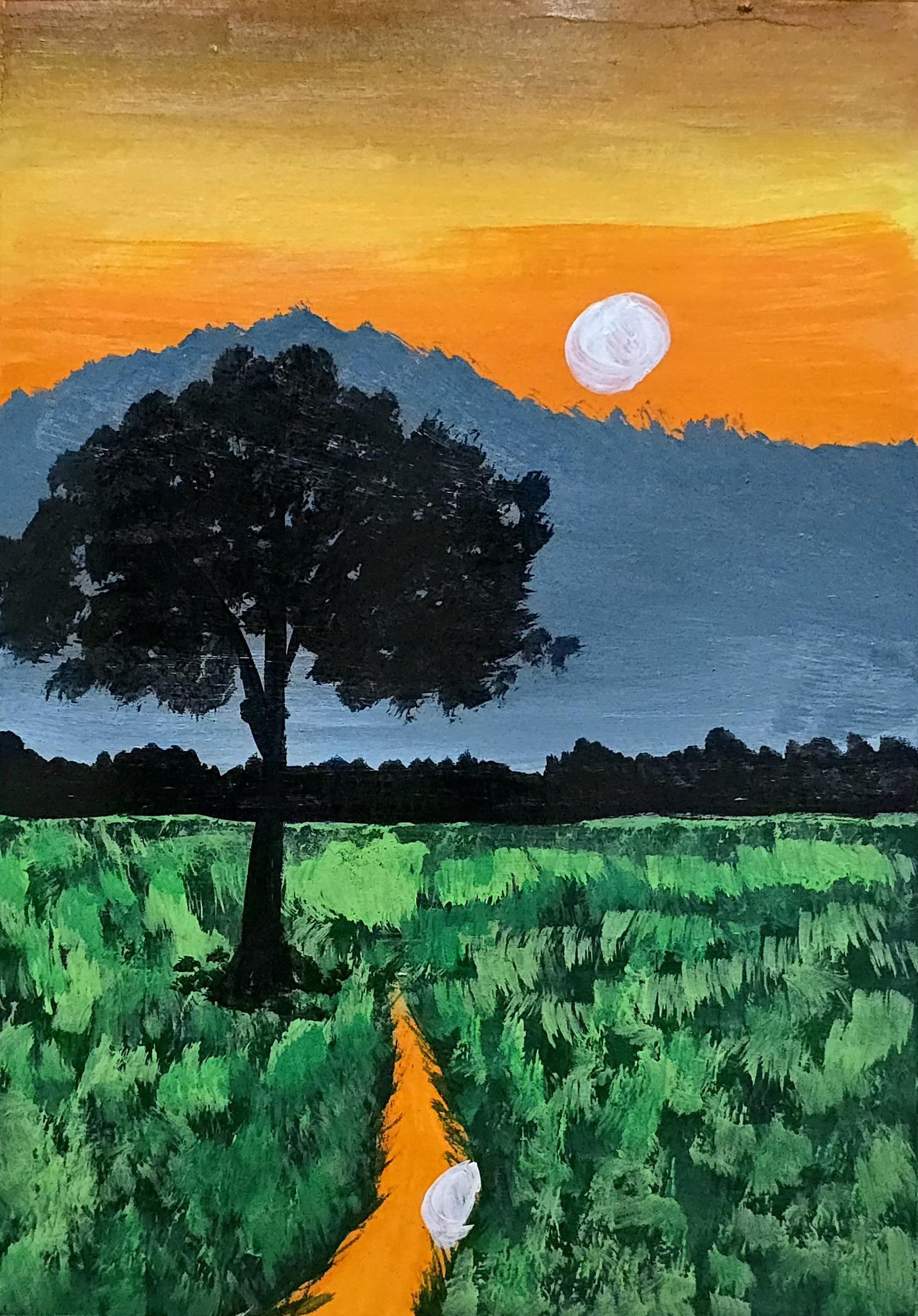 Acrylic landscapes - image 11 - student project