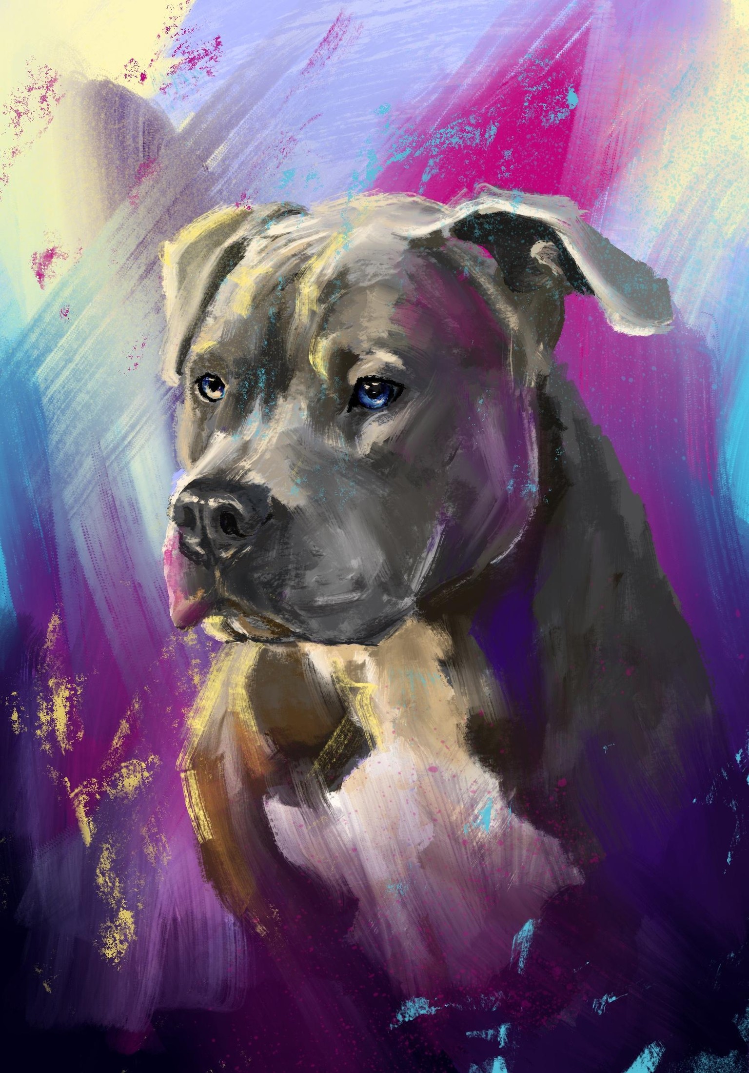 Abstract pitbull - image 1 - student project