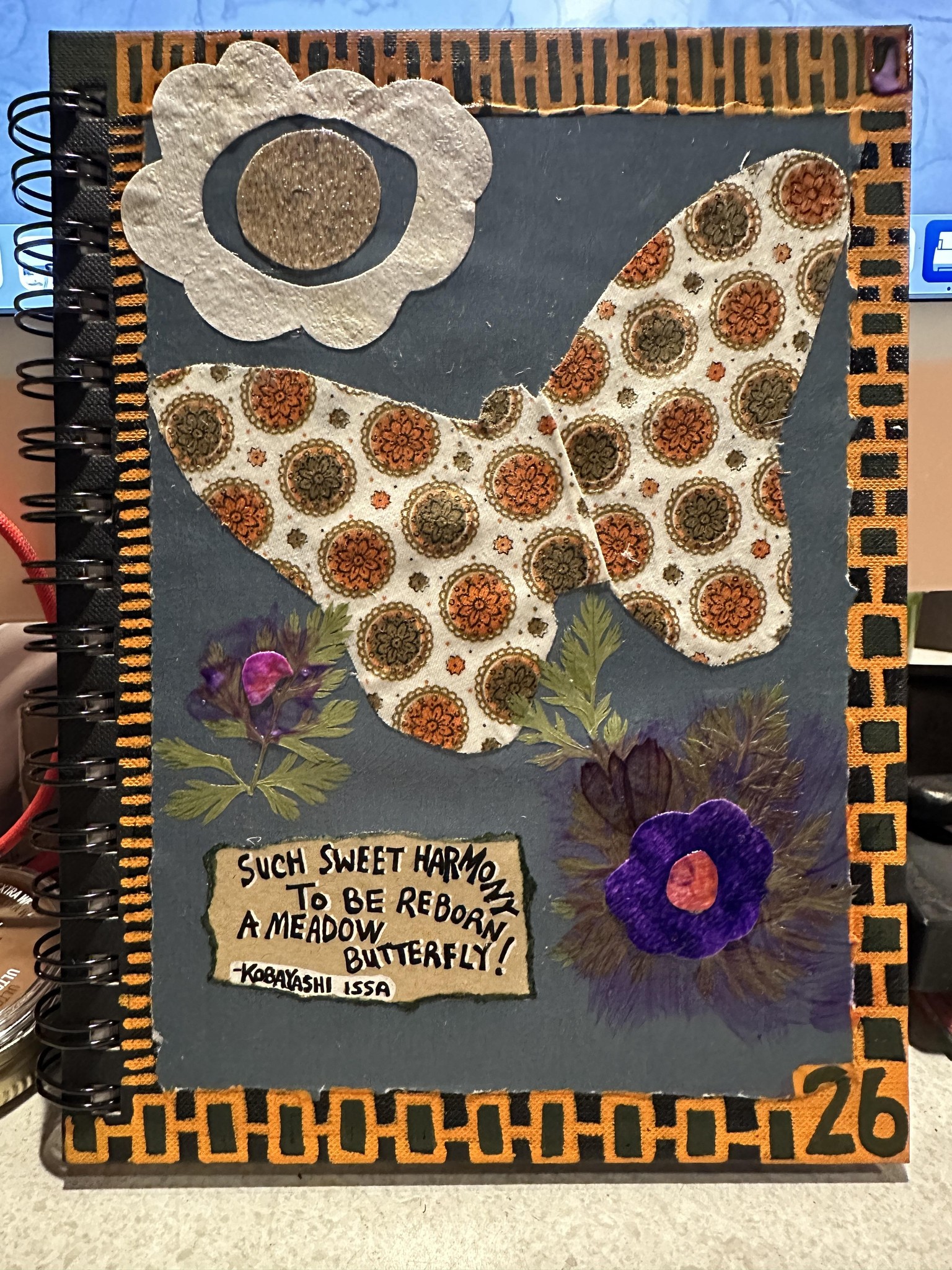 Butterfly Journal with Issa Haiku - image 1 - student project