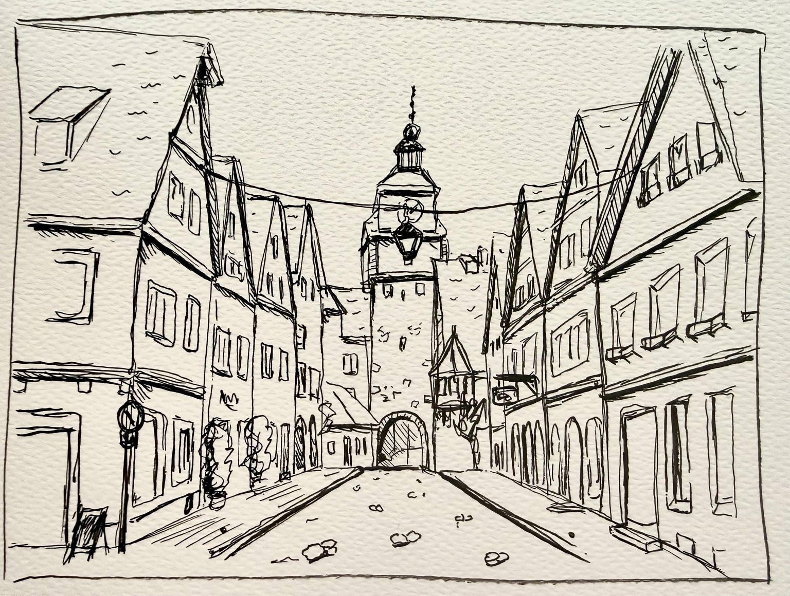 Sketching old city - image 1 - student project