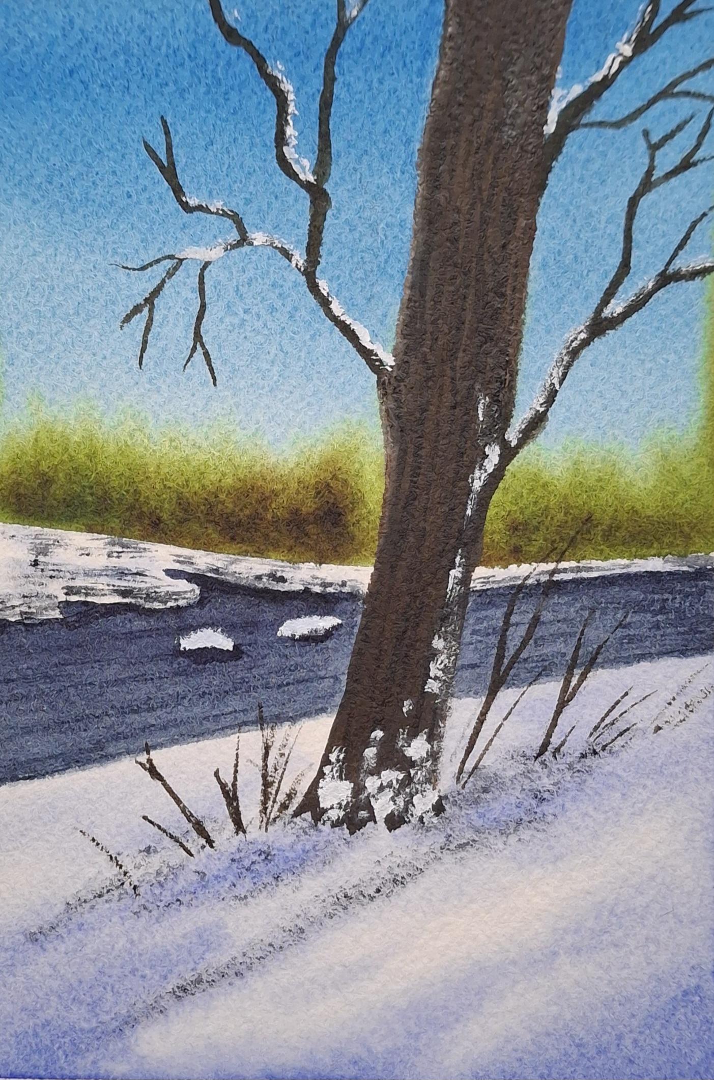 30 Winter Landscapes - image 8 - student project