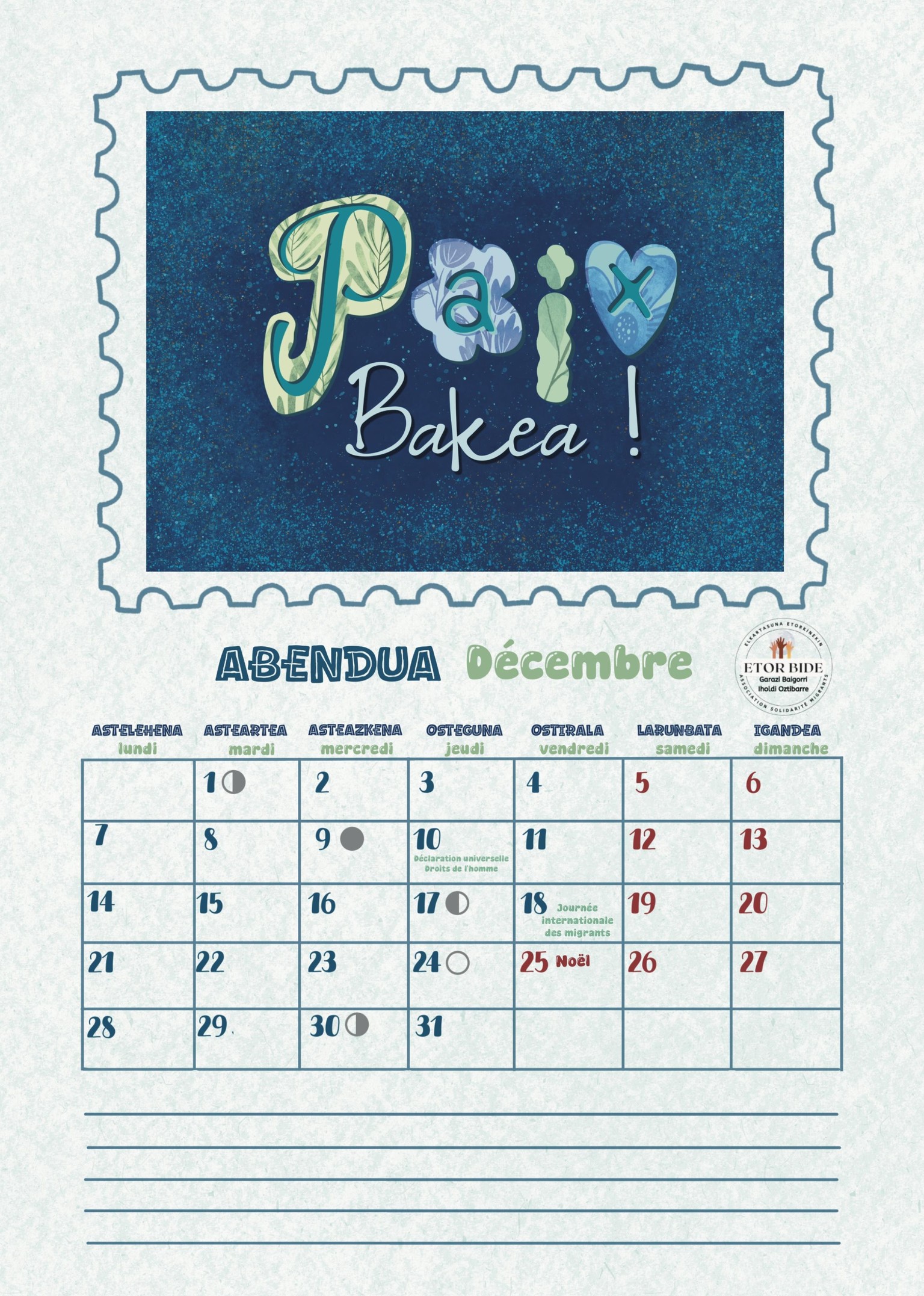 Calendar - image 3 - student project