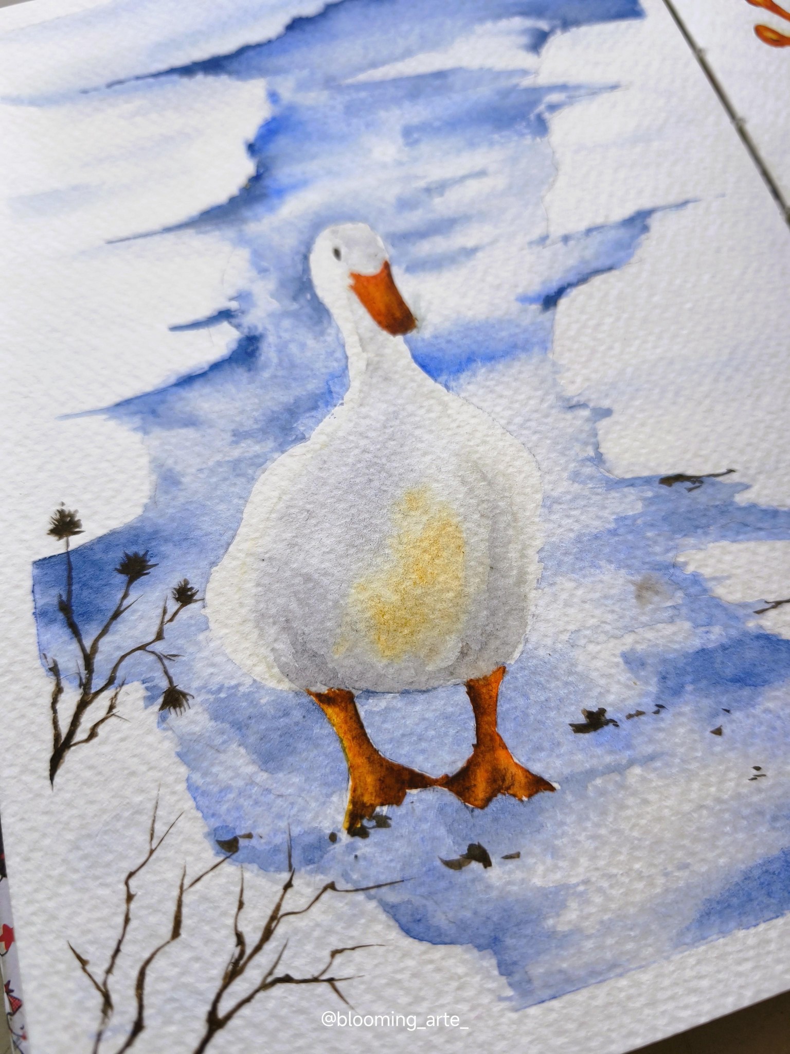 Watercolor winter - image 3 - student project
