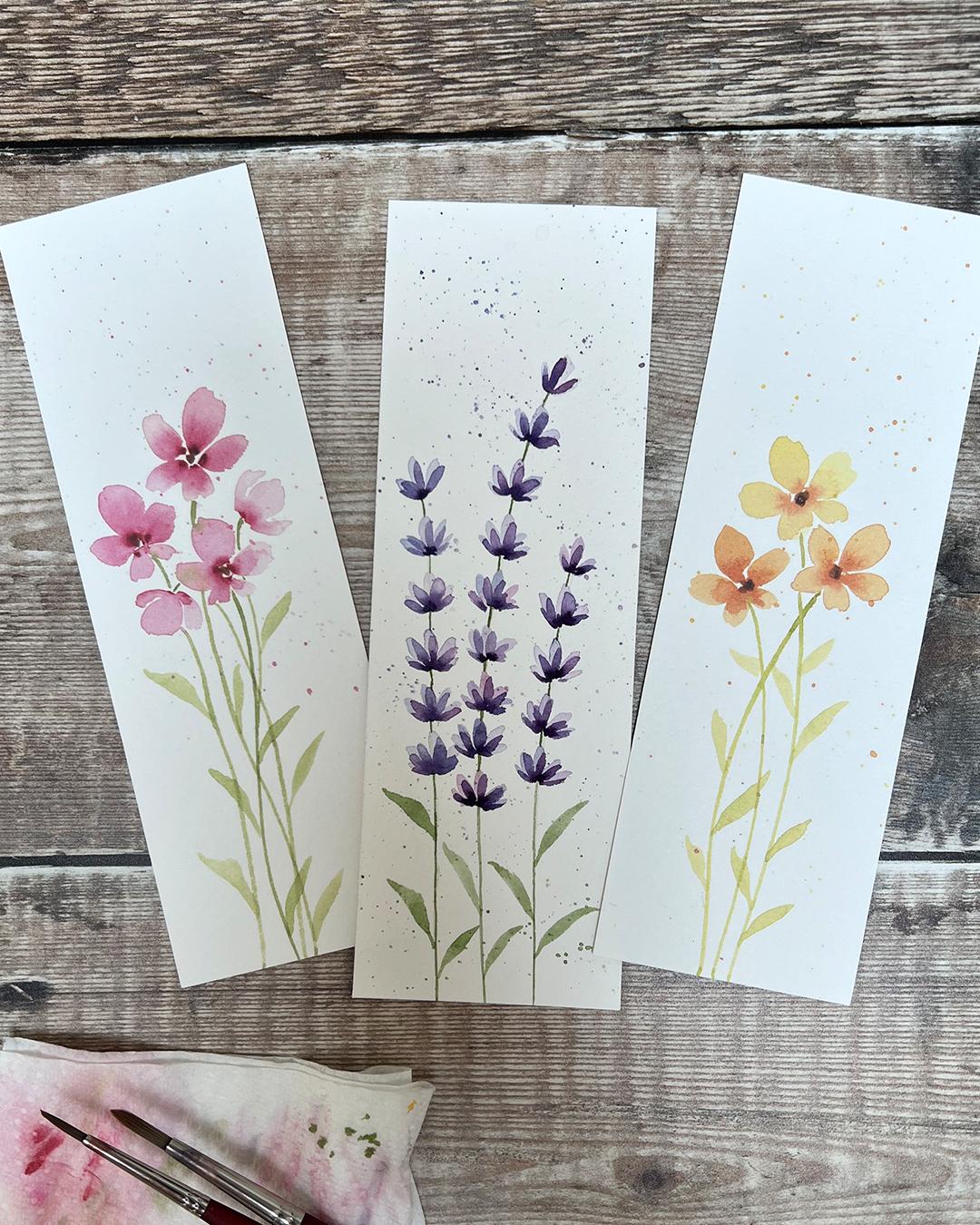 Simple Watercolour Florals - image 2 - student project