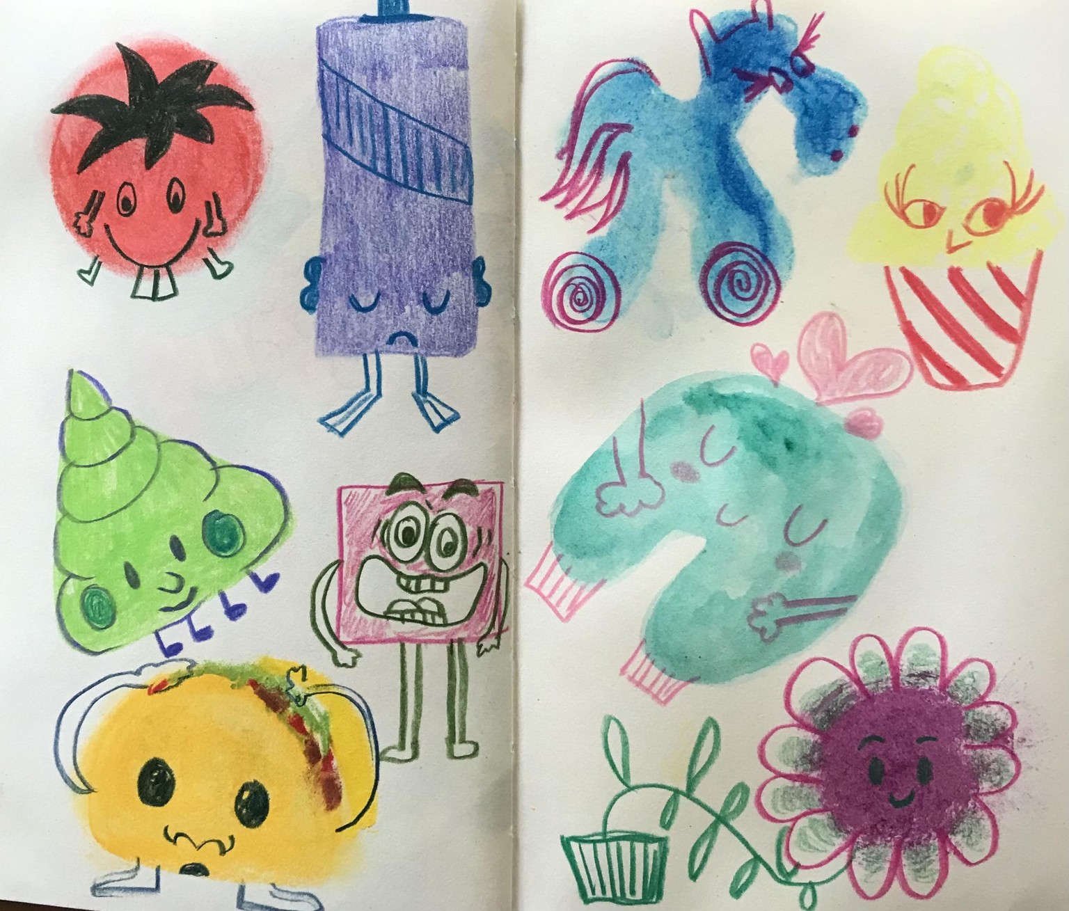 Fun exercises for creating cute characters - image 2 - student project