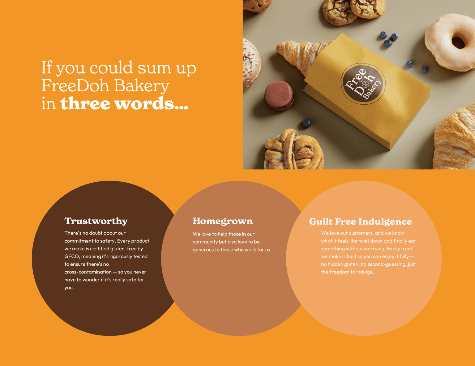 FreeDoh Bakery Brand Design Project - image 3 - student project