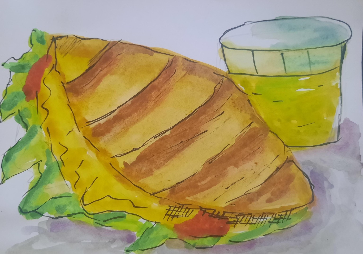 Travel sketch - image 3 - student project