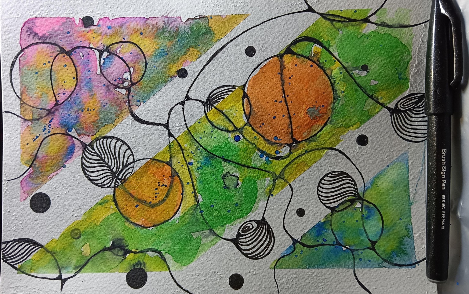 Abstract watercolor escape part 3 - image 1 - student project