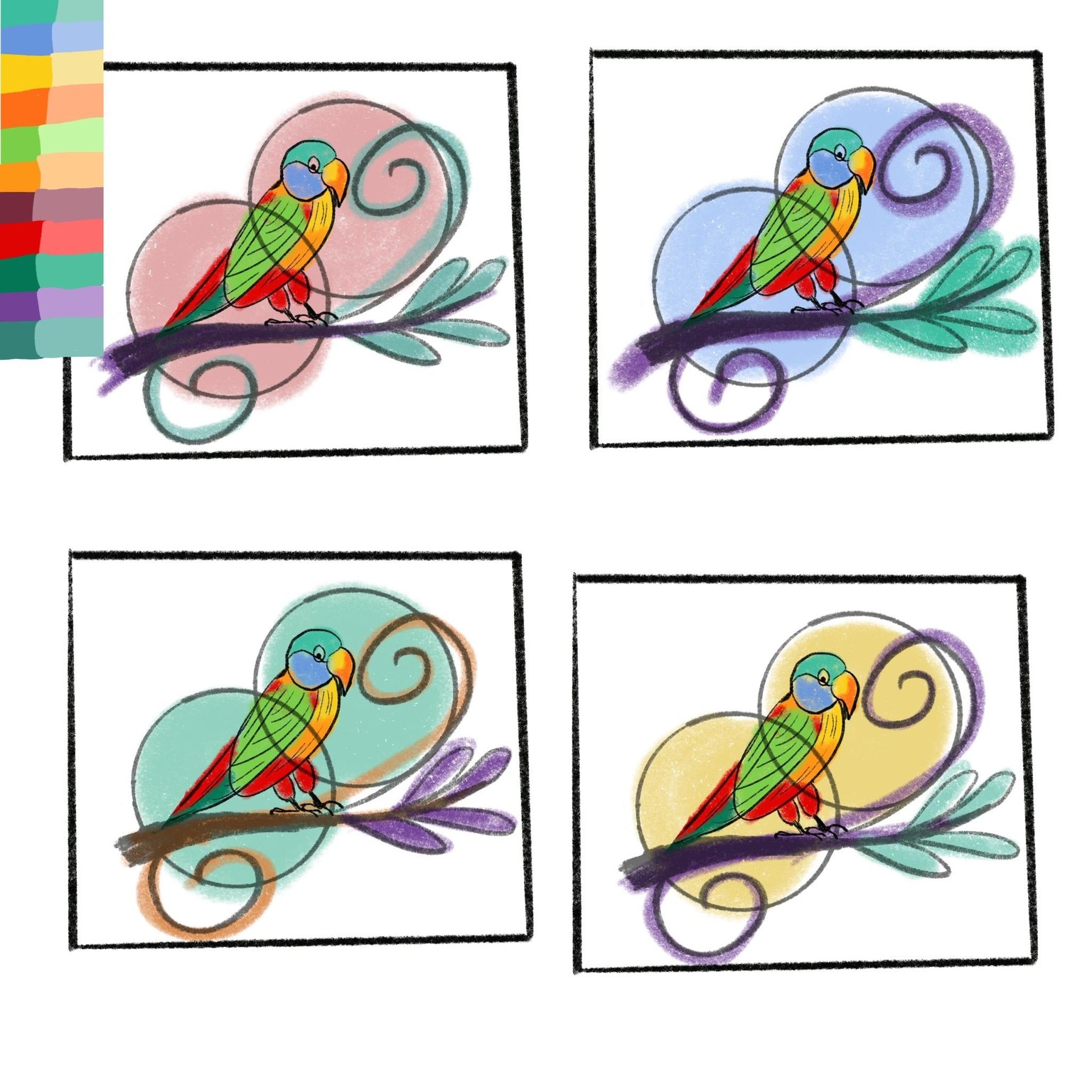 Rainbow Lorikeet - image 2 - student project