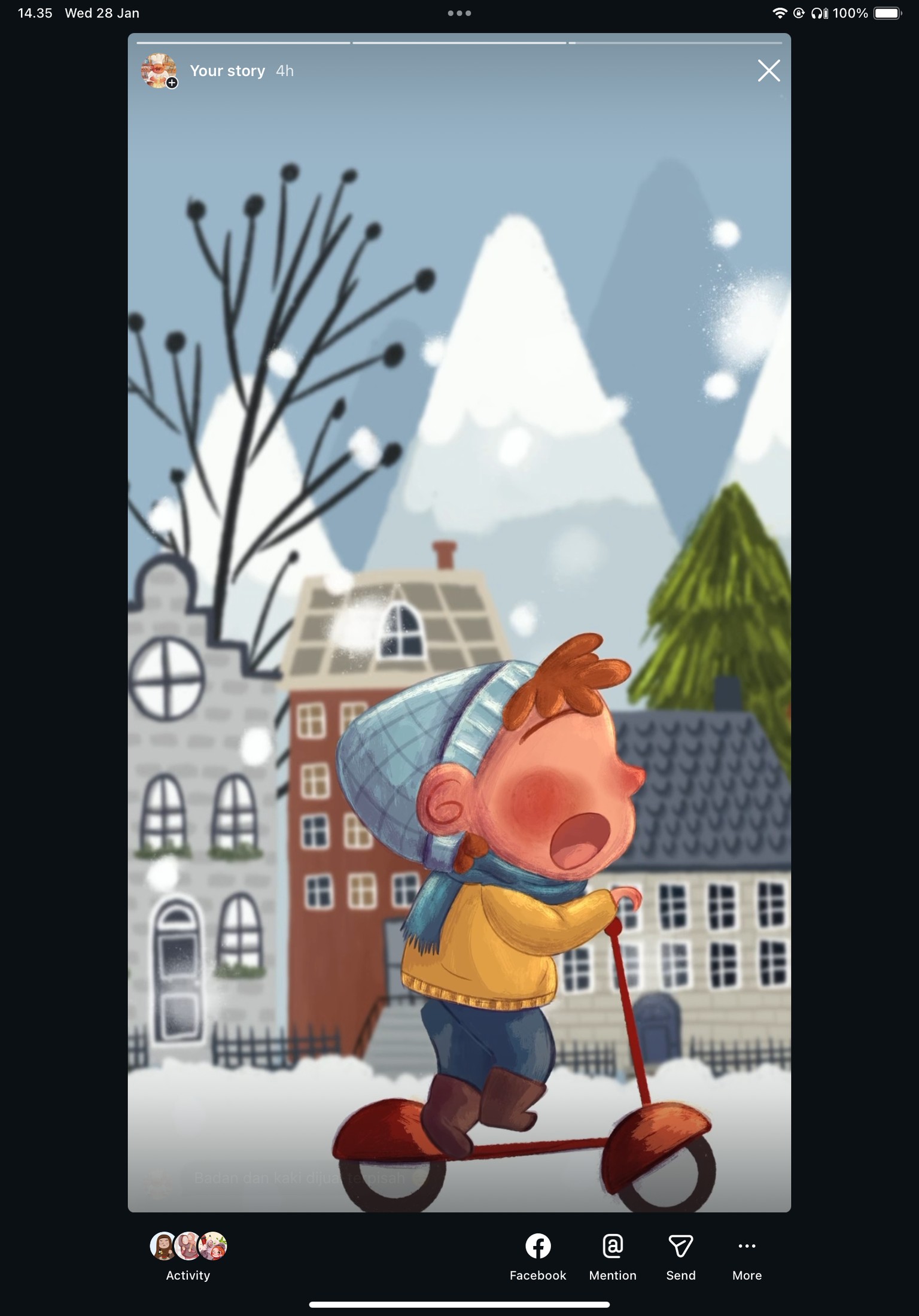 Playing scooter - image 1 - student project
