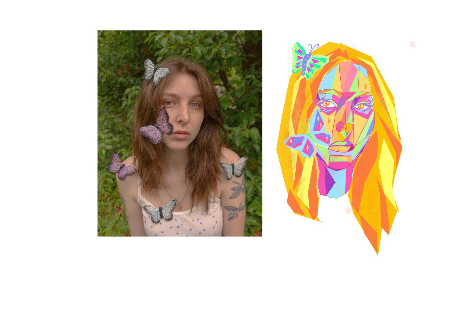 Portrait butterfly - image 1 - student project