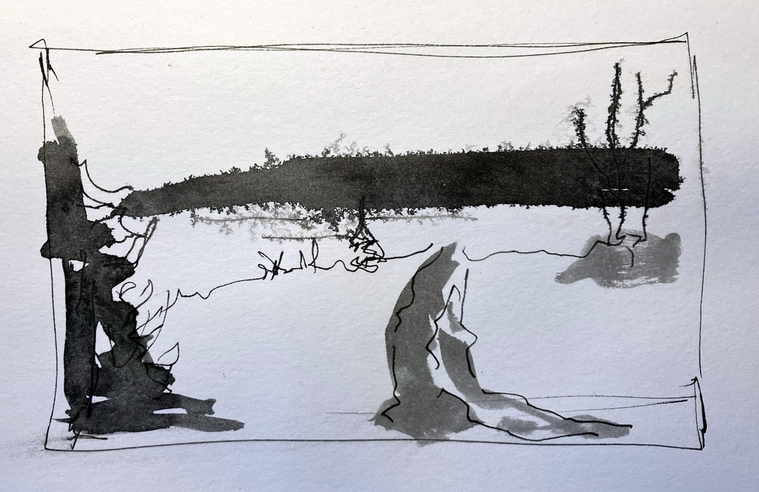 Inky Landscapes: Letting Go… at a Snail’s Pace 🐌 - image 6 - student project