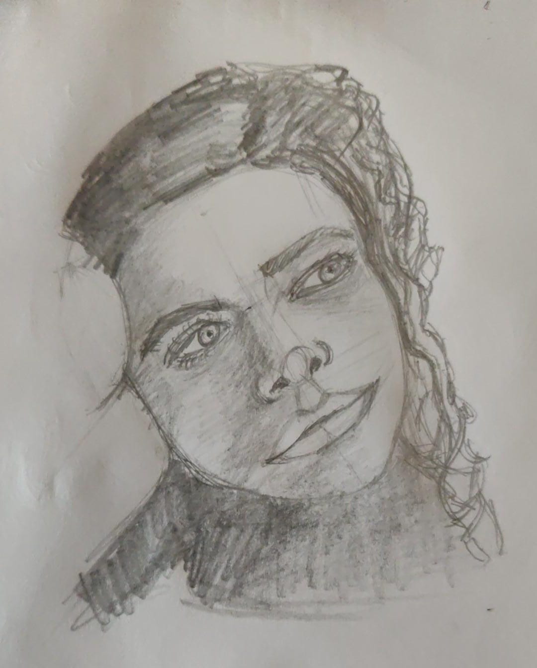 The Head Shape, Eye, Nose, Lips, Ears, Hair, Portraits. - image 4 - student project