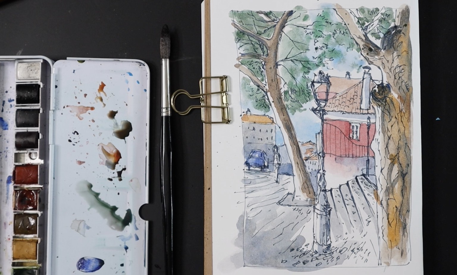 Urban Sketching Without Perspective - image 1 - student project