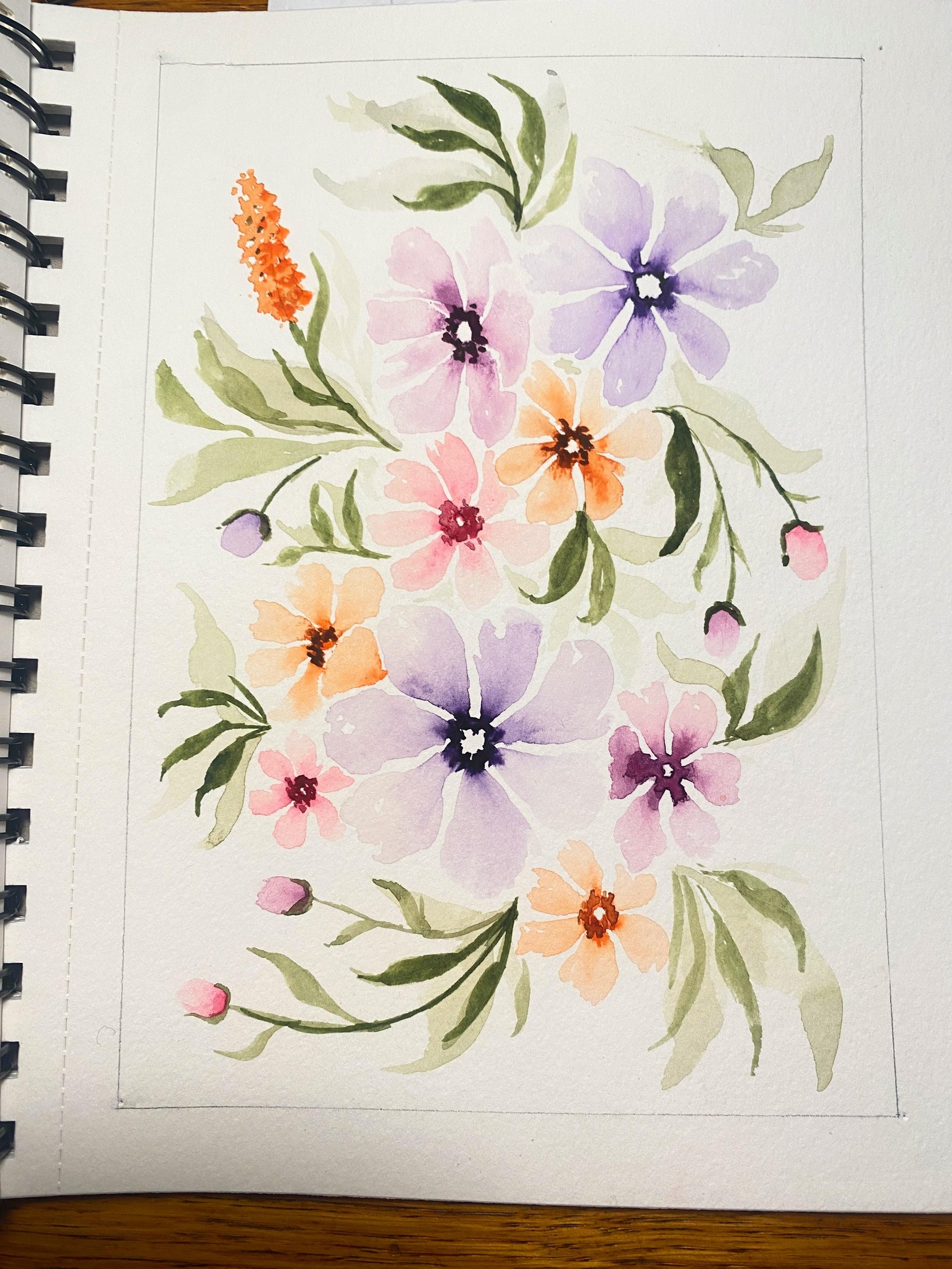 15 days of watercolor florals - image 20 - student project