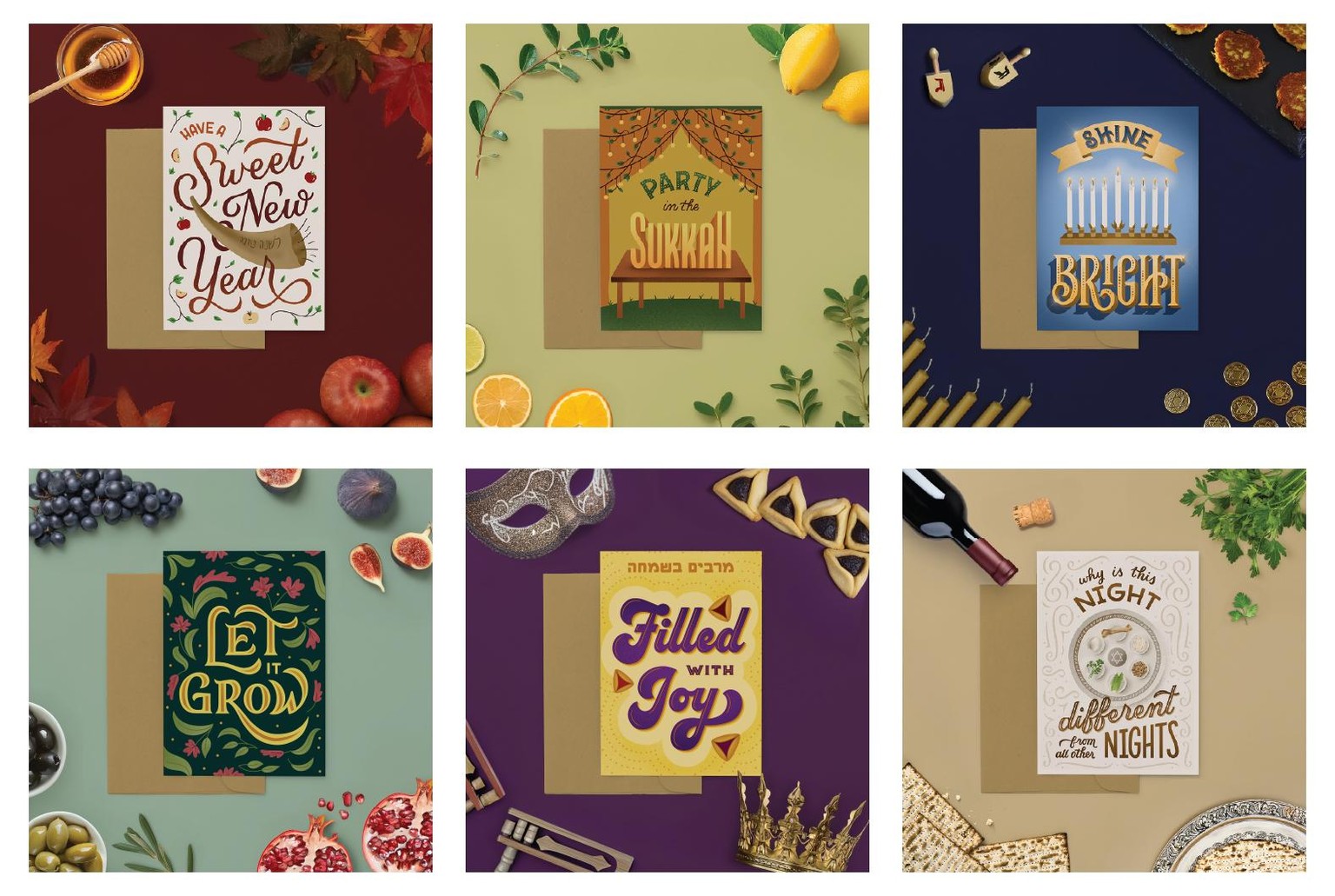 Jewish Holiday Cards - image 1 - student project