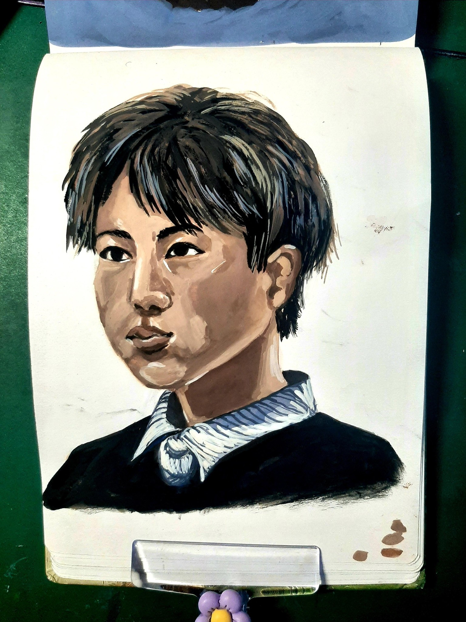 Portrait à la gouache défi 1 - image 2 - student project