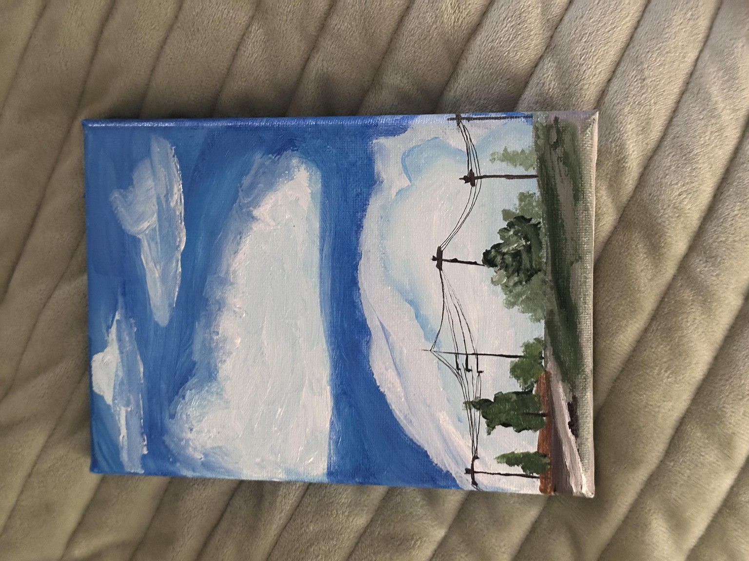 clouds on a sunny day - image 1 - student project