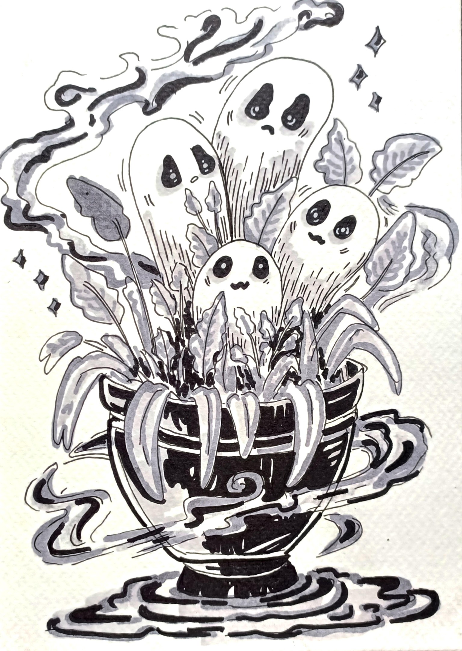Monochrome Ghosts - image 3 - student project