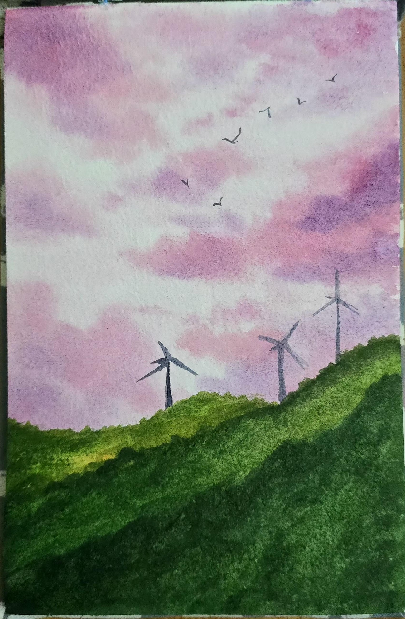 30 days of Unwinding with watercolour - image 22 - student project