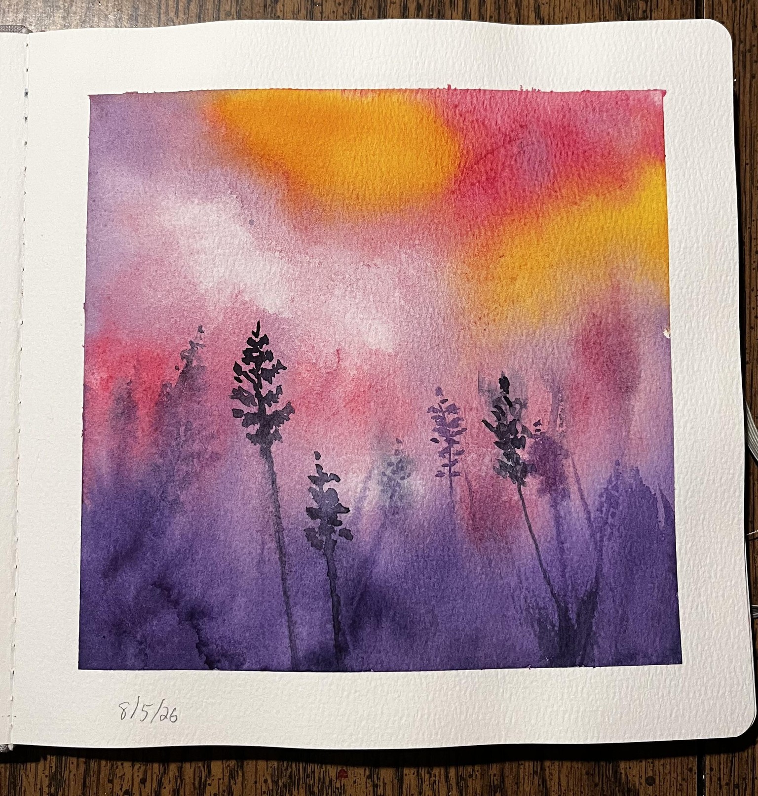 Watercolor landscapes - image 3 - student project