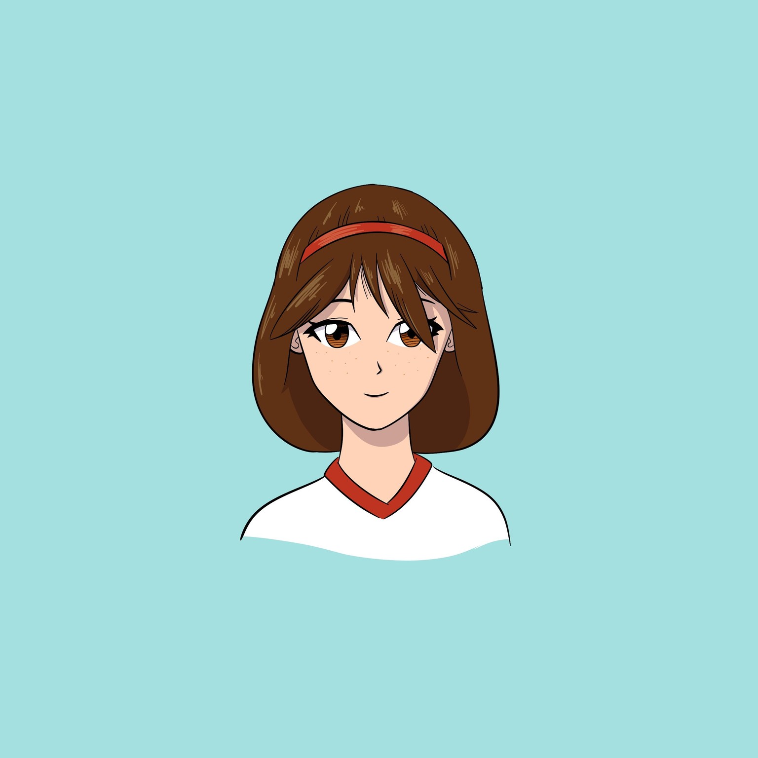 Finalized anime head - image 1 - student project