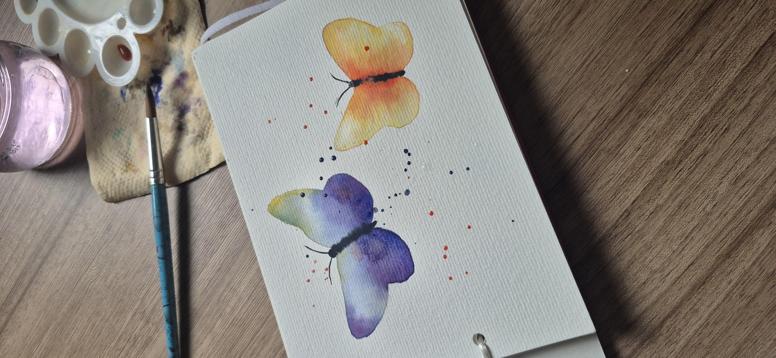 Two butterflies - image 1 - student project