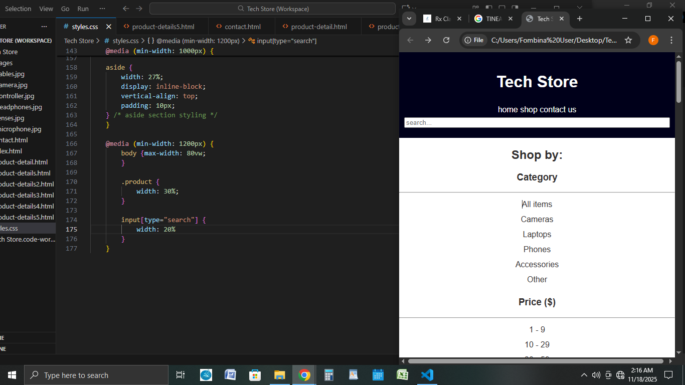 Tech Store. - image 3 - student project