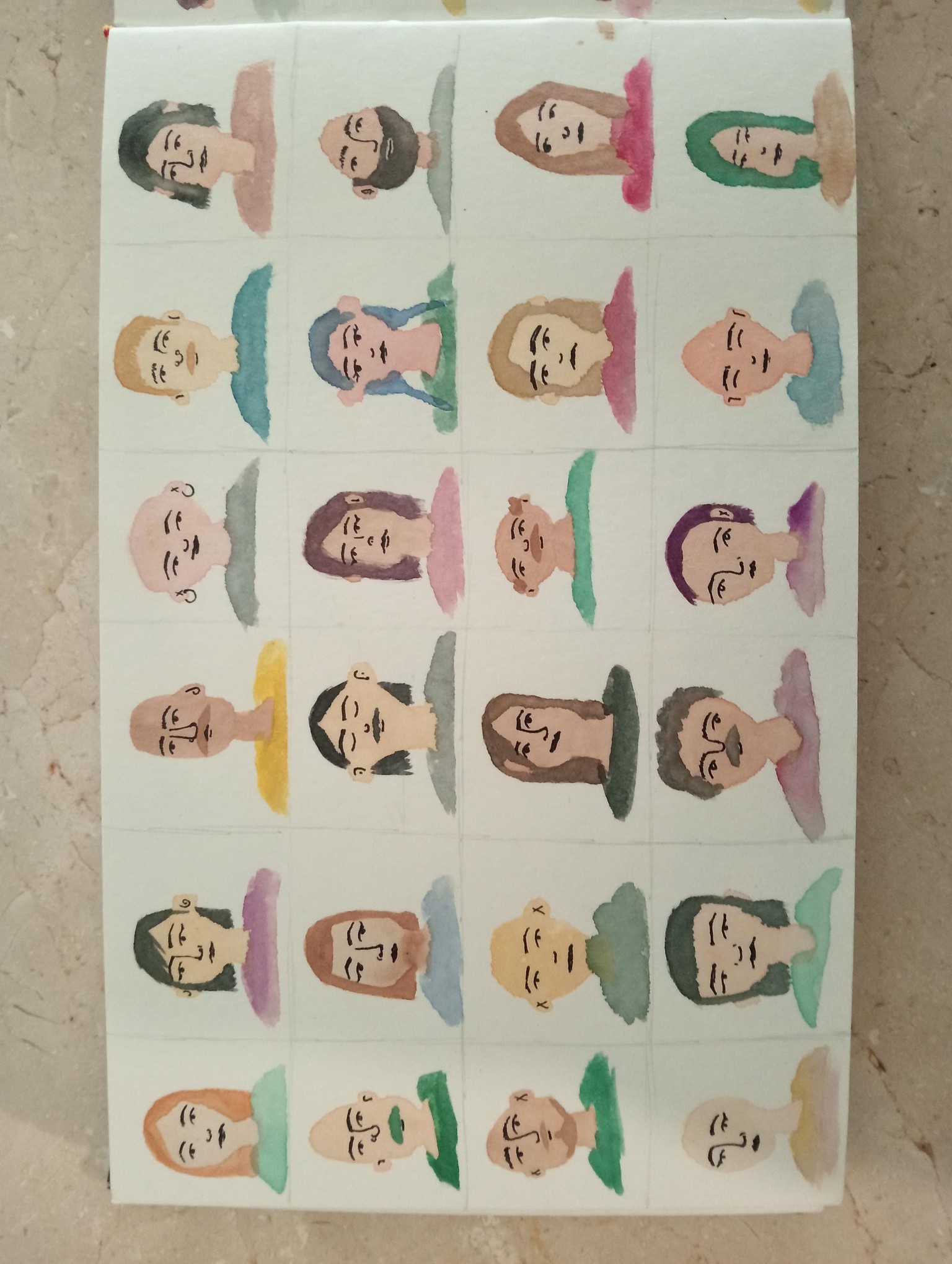 Playing with faces - image 1 - student project