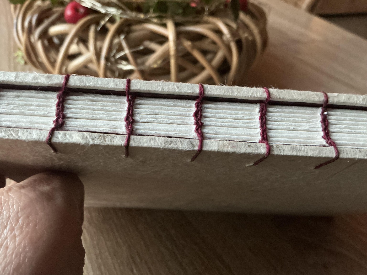 Bookbinding: coptic stitch book - image 2 - student project