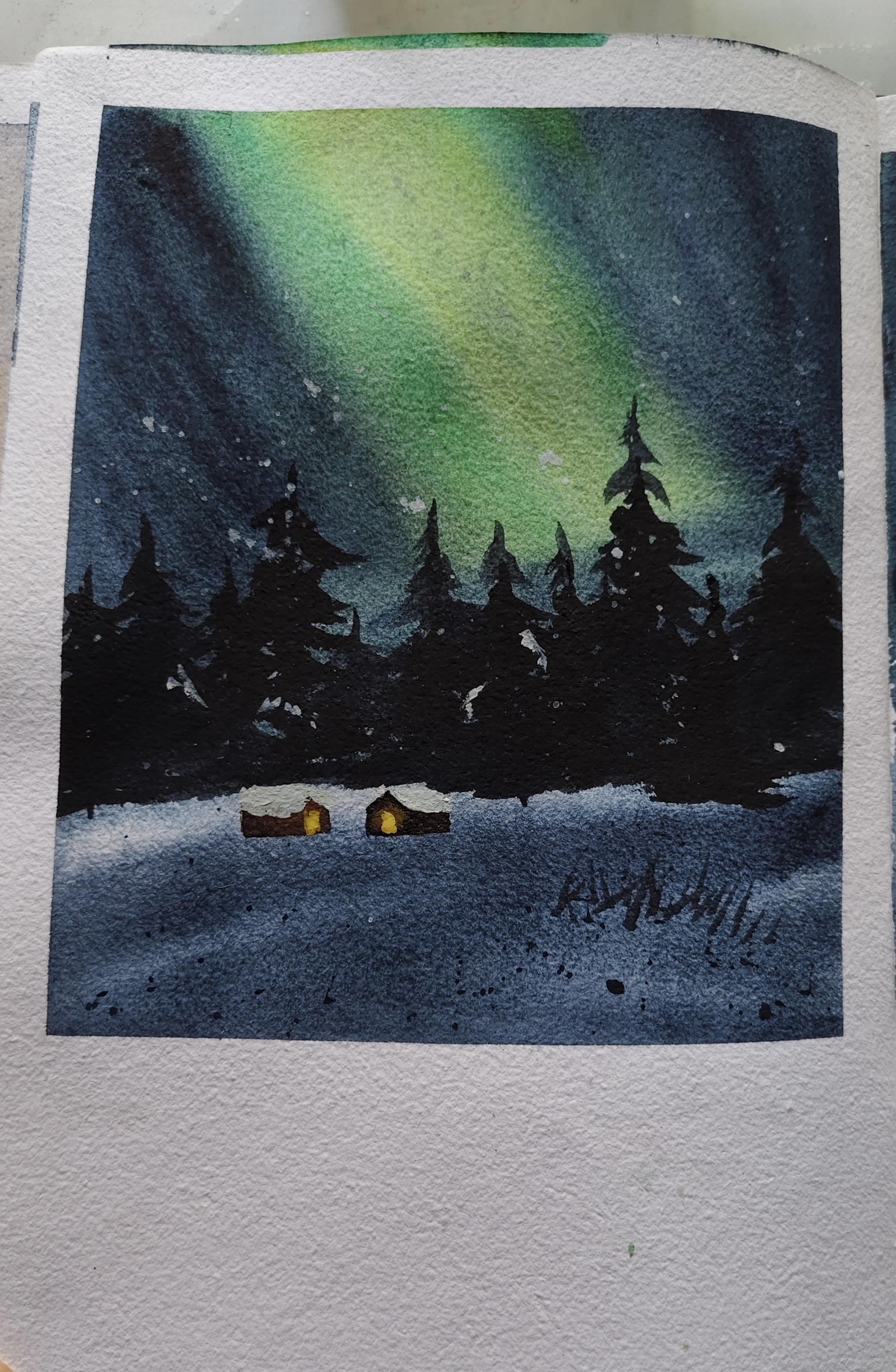 Northern lights - image 2 - student project