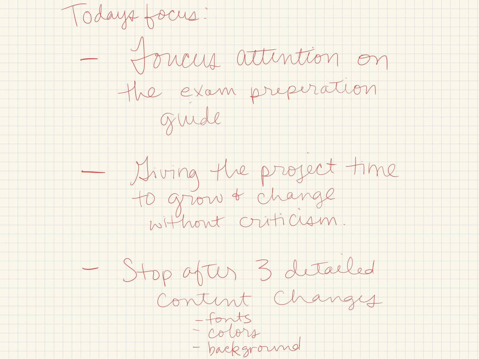 Today's Focus - image 1 - student project