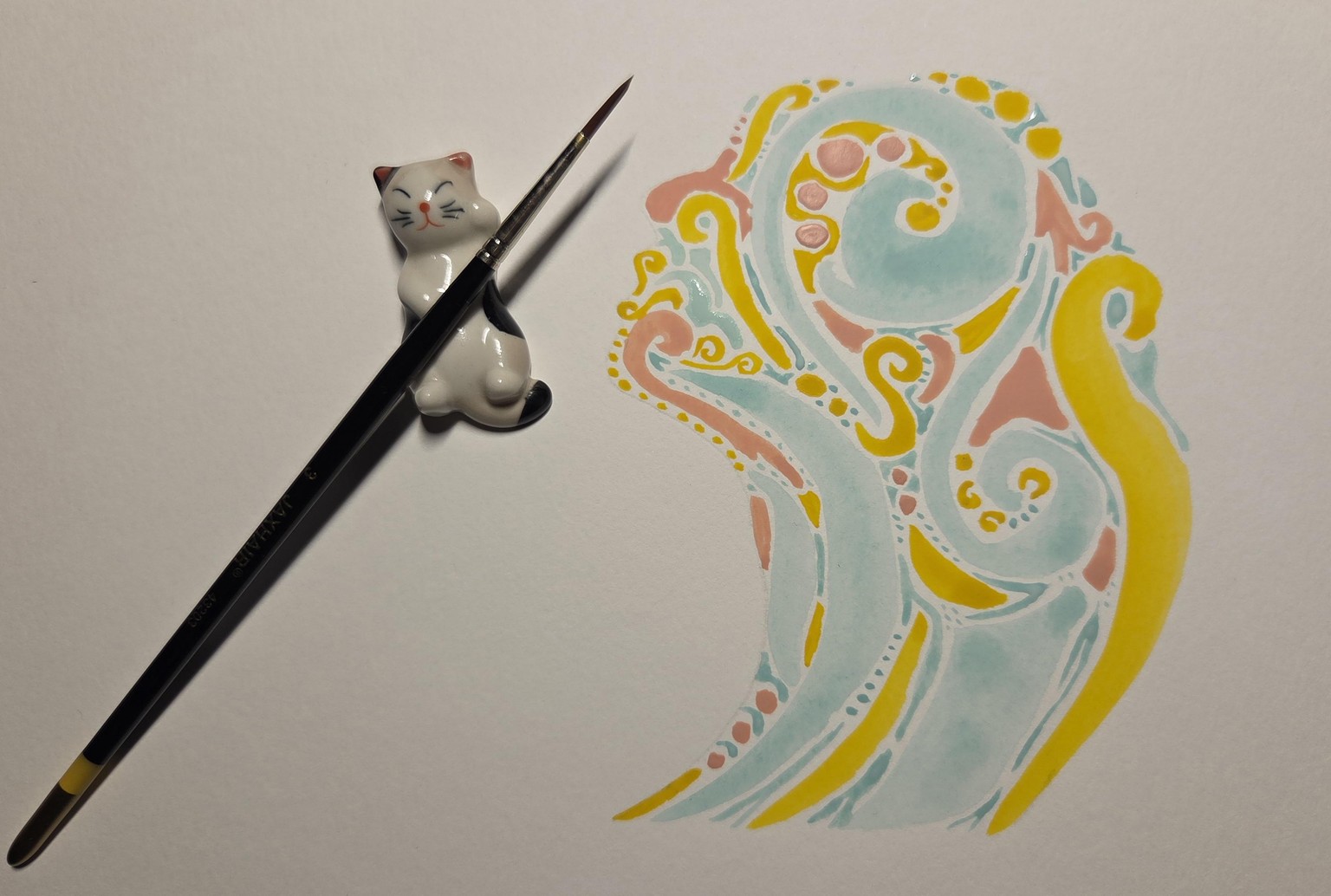 Abstrakte Aquarell-Reise - image 2 - student project