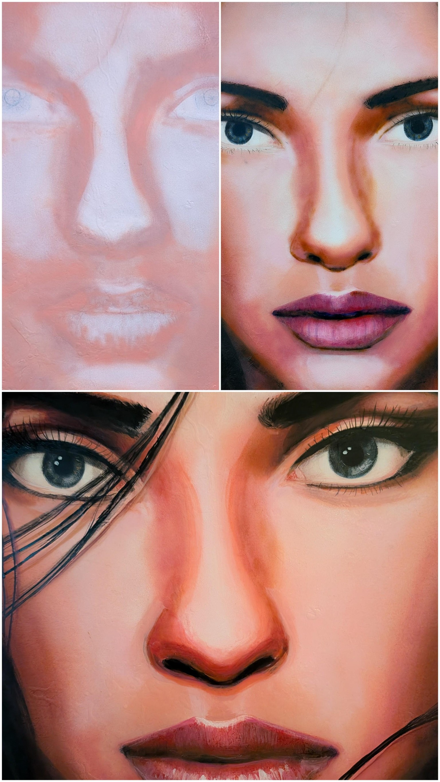How to Airbrush a Portrait in Color - image 3 - student project