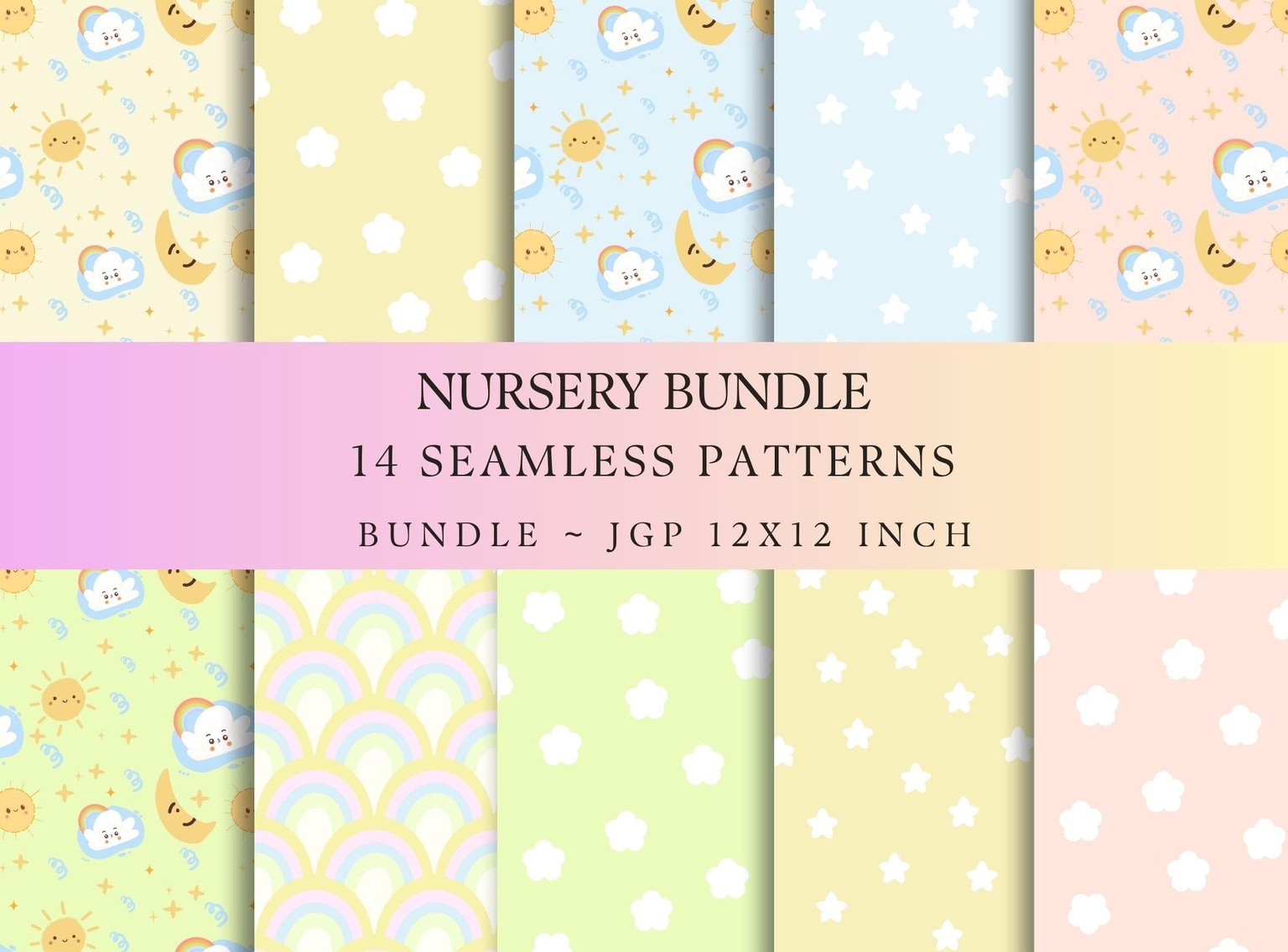 Seamless pattern collection - image 1 - student project