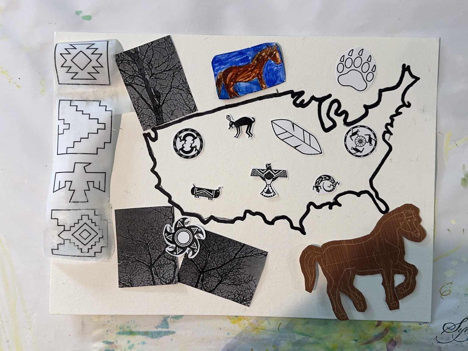 Homage to Native American Artist Juane Quick To See Smith - image 2 - student project