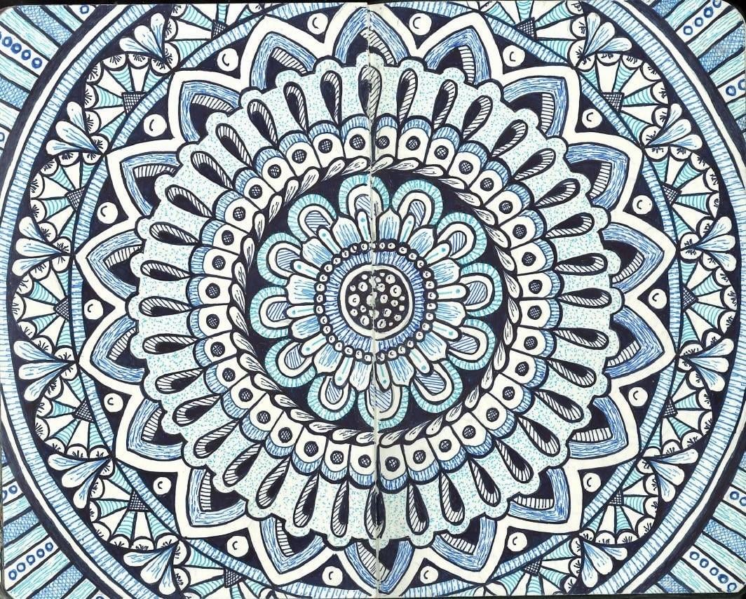 Gel Pen Mandalas - image 1 - student project