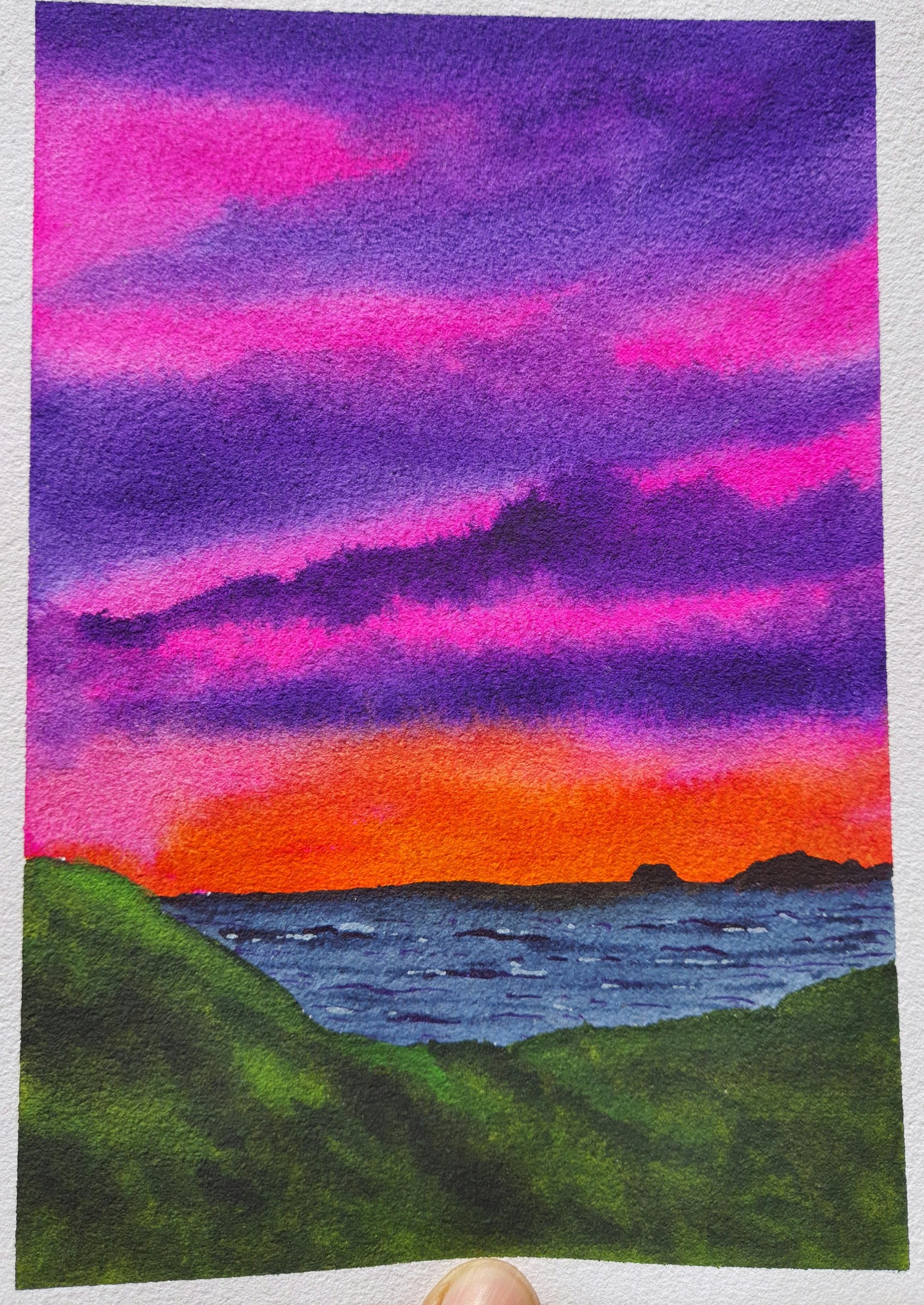 30 Days of Beautiful Watercolor Skies. . !!! - image 17 - student project