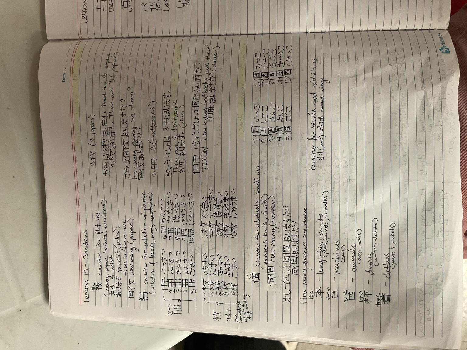 My counter notes - image 1 - student project