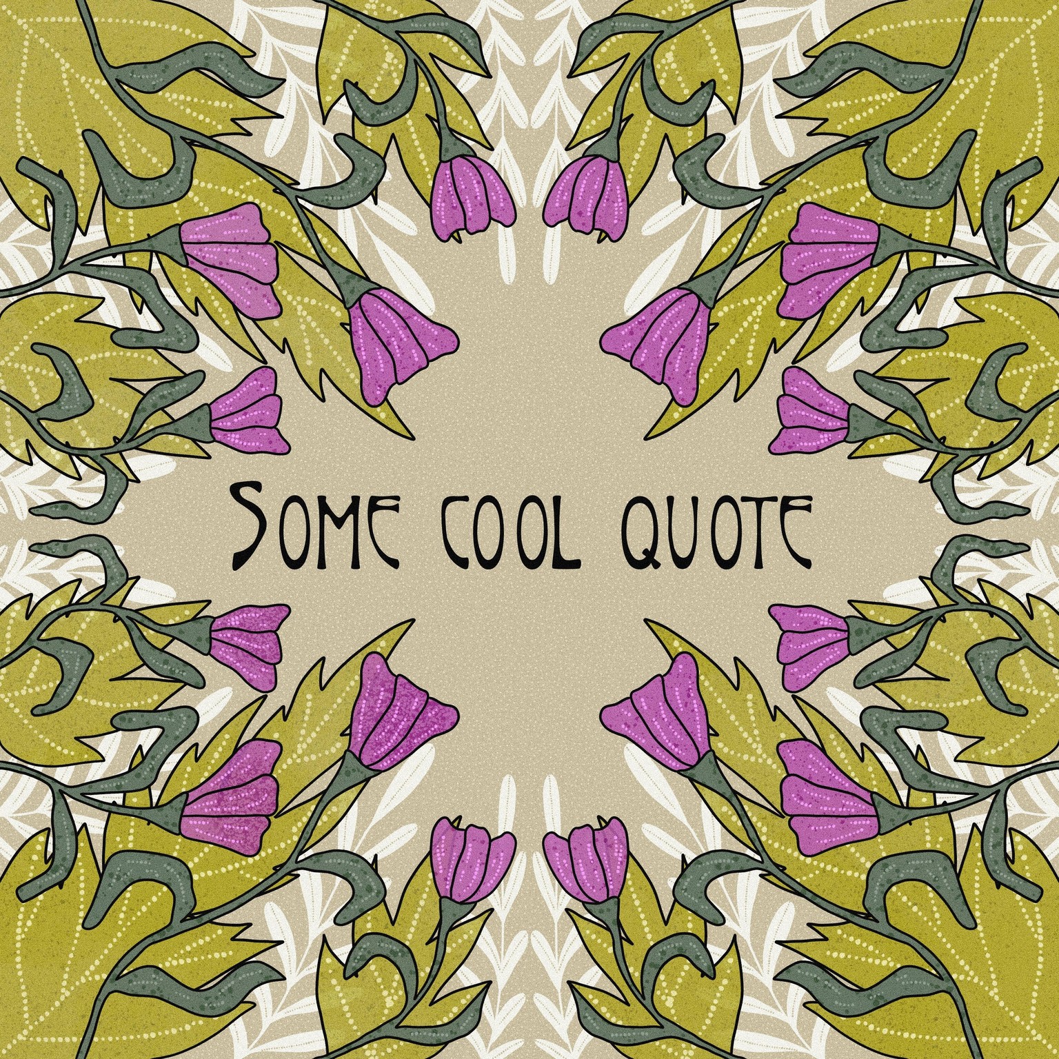 Art Nouveau Lesson on Procreate - image 2 - student project