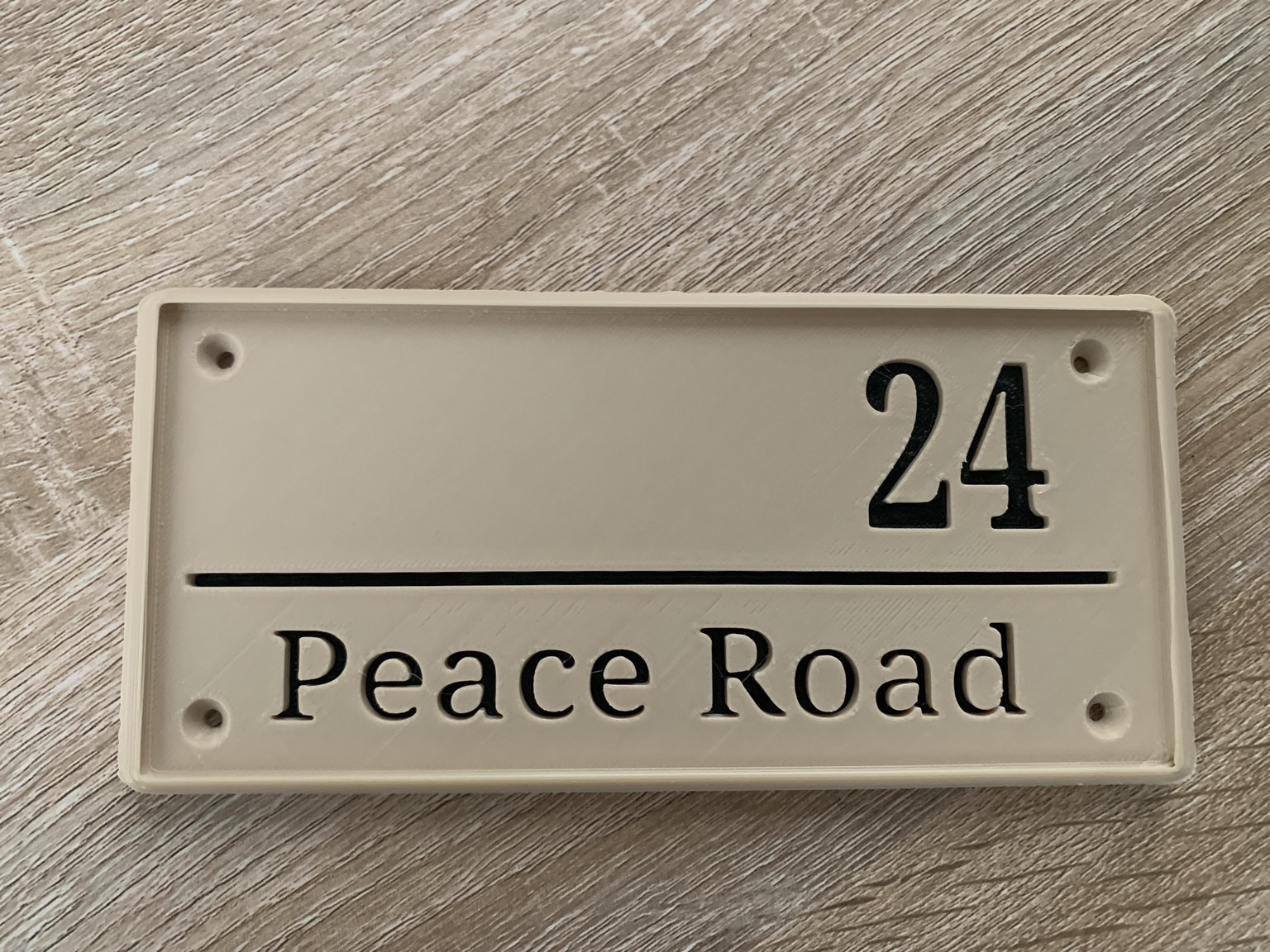 House sign - image 1 - student project