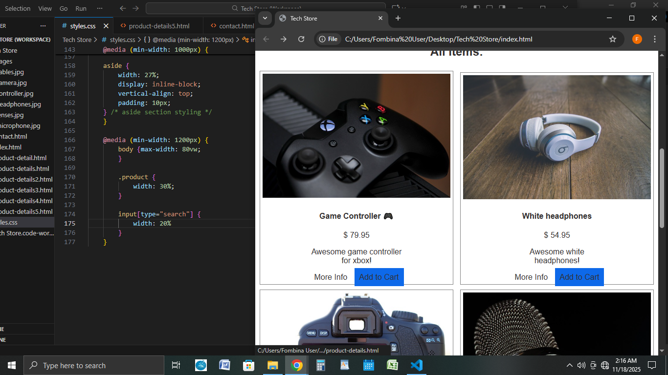 Tech Store. - image 4 - student project