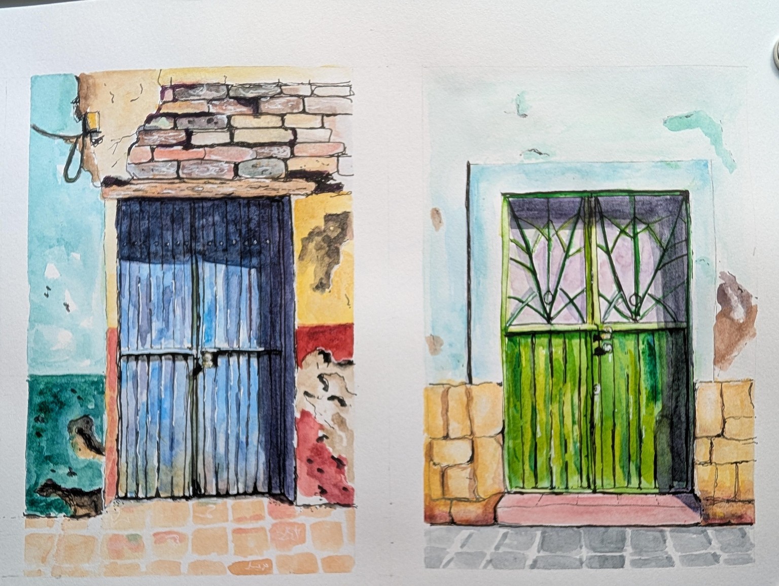 Lively and Colorful Doors with Amy - image 1 - student project